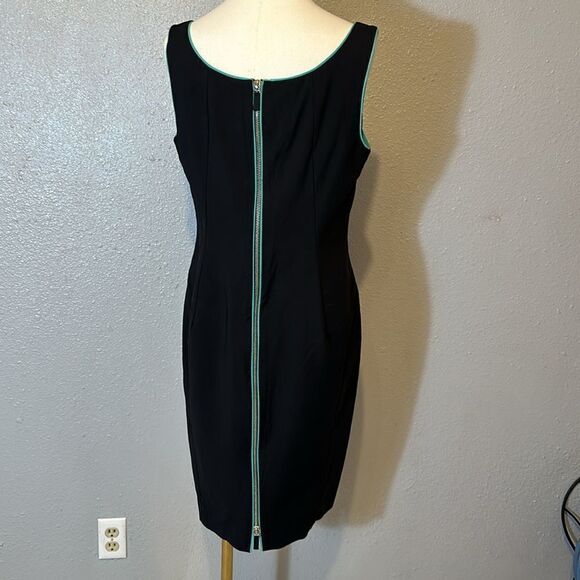 Lafayette 148 New York Deana piped trim sheath dress size 10 - Picture 5 of 14
